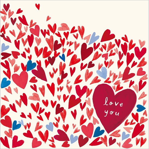 Love You Heart Valentine's Day Card