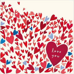 Love You Heart Valentine's Day Card