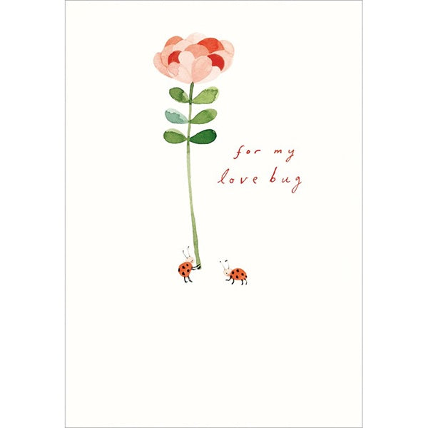 For My Love Bug Valentine's Day Card