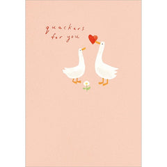 Quackers for You Valentine's Day Card