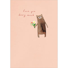 Love You Beary Much Valentine's Day Card