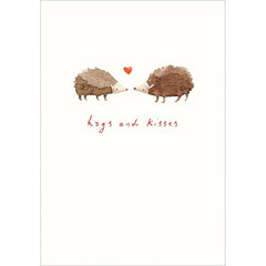 Hogs and Kisses Valentine's Day Card
