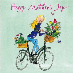 Bicycle Ride Mother's Day Card