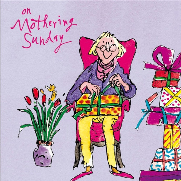 On Mothering Sunday Armchair Card