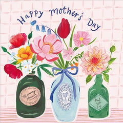 Happy Mother's Day Vases Card