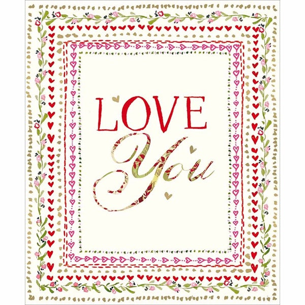 Love You Stephanie Dyment Valentine's Card