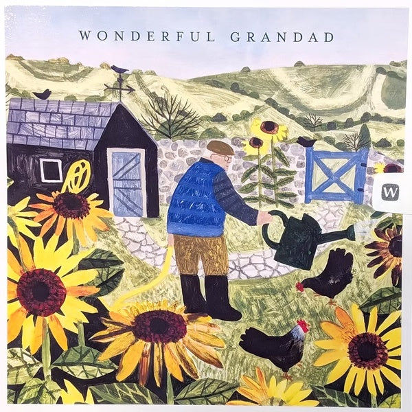Pottering Around Wonderful Grandad Card