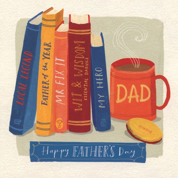 Books Fathers Day Card