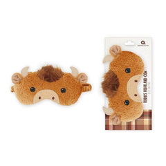 Highland Cow Plush Eyemask