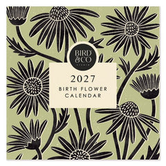 2027 Bird & Co. Wildflowers Square Calendar