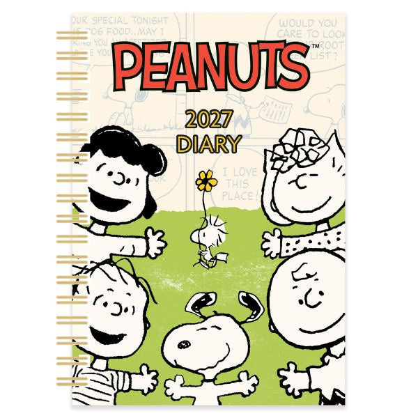 2027 Peanuts A5 Wiro Diary