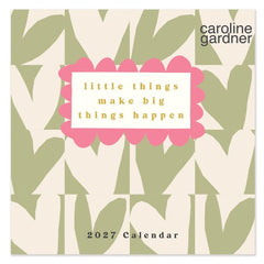 2027 Caroline Gardiner Hearts Prints Square Calendar