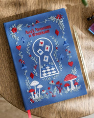 Alice's Adventures in Wonderland Embroidered Notebook