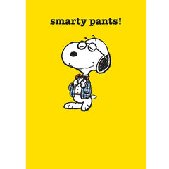 Smarty Pants Snoopy Card