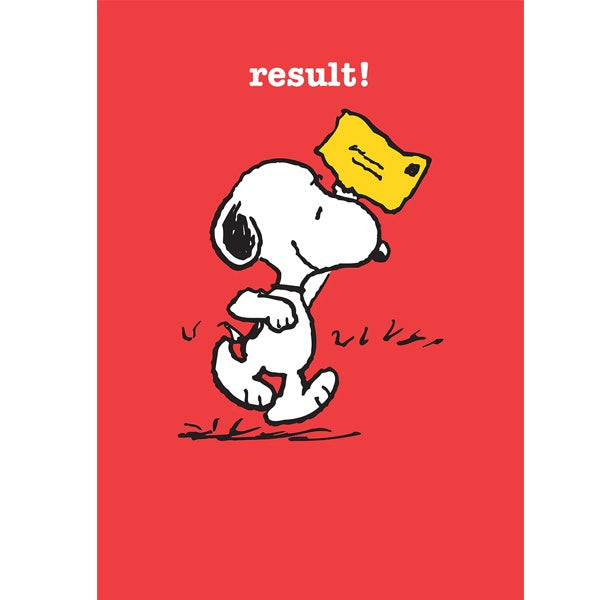 Result Snoopy Card