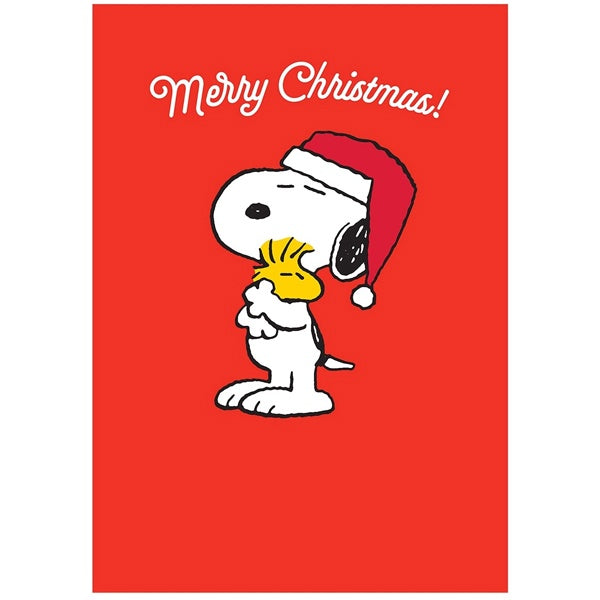 Snoopy Christmas Hug Card