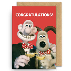 Congratulations Wallace and Gromit Card