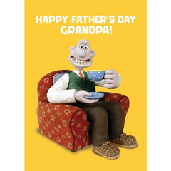 Happy Father's Day Grandpa Wallace & Gromit Card