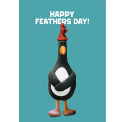 Happy Feathers Day Wallace & Gromit Card
