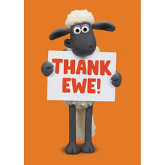 Thank Ewe Sign Shaun the Sheep Card