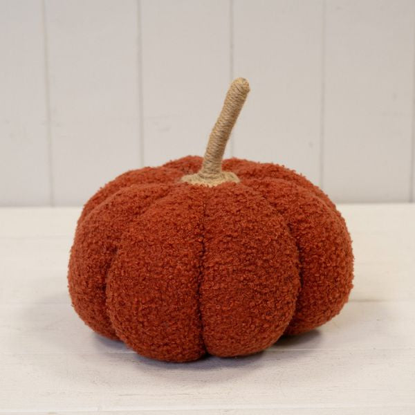 Orange Boucle Pumpkin Large