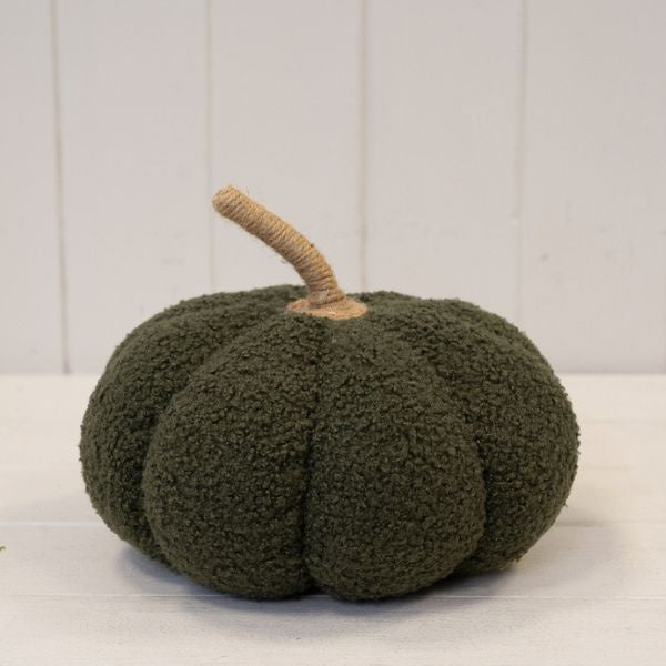 Green Boucle Pumpkin Medium