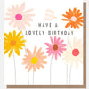 Have a Lovely Birthday Flowers and Bird Card