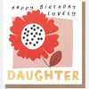 Happy Birthday Lovely Daughter Flower Card