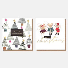 Mixed Trees Pattern & Nutcracker Mice Mixed Charity Pack