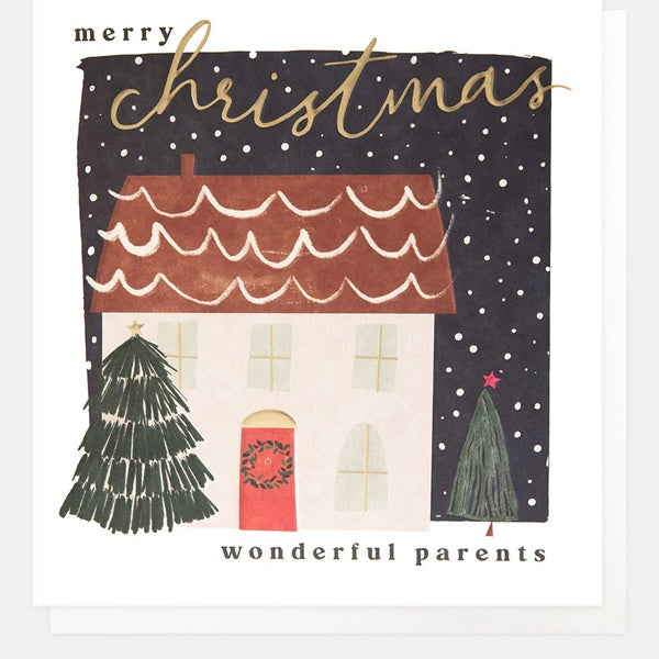 Merry Christmas Wonderful Parents Card