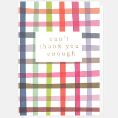 Can't Thank You Enough Thank You Card