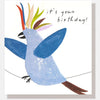 It's Your Birthday Parrot on String Card