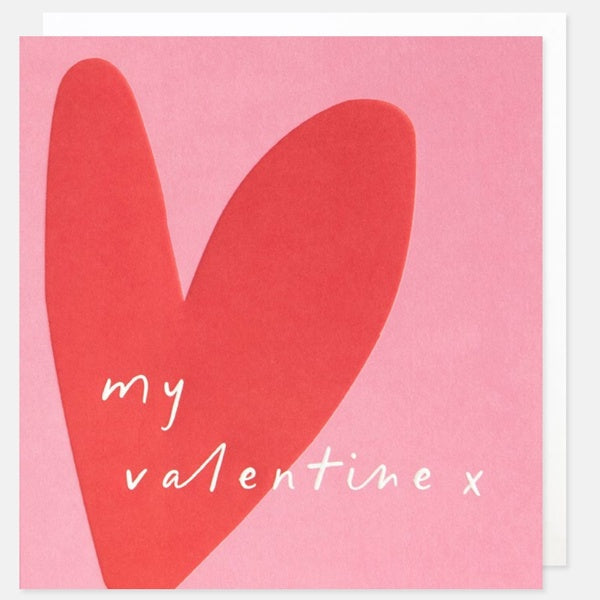 My Valentine Heart Valentines Day Card