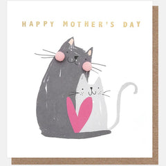 Cats Mothers Day Card
