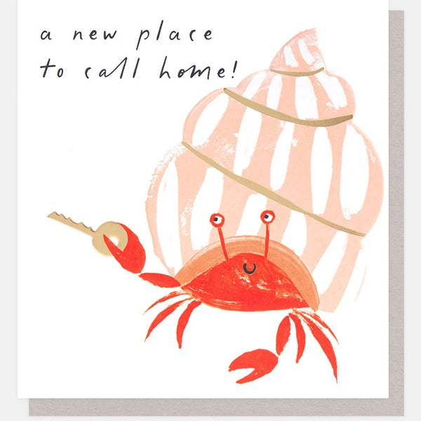 New Place To Call Home Crab Card