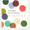 Happy Birthday Grandad Multi Spot Card