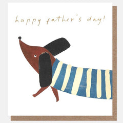Sausage Dog Fathers Day Card