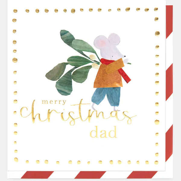 Merry Christmas Brother Patterned Christmas Crackers Die Cut Card