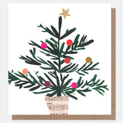 Music Notes Collaged Penguin And Tree Mixed Charity Pack