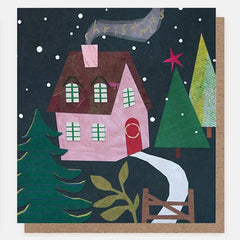 Pink Blancmange And Collage House mixed Charity Christmas Cards Pack