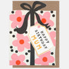Present With Bow Birthday Card For Mum