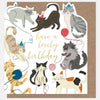 Cats With Wool Have A Lovely Birthday Card