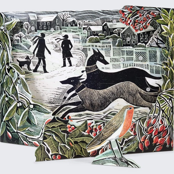 Whippet Wonderland Advent Calendar by Angela Harding