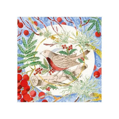 Winter Bird and Berries Card