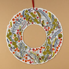 Wreath Advent Calendar by Angie Lewin