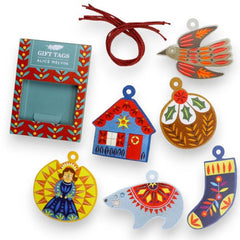 Alice Melvin Tree Ornament Gift Tags