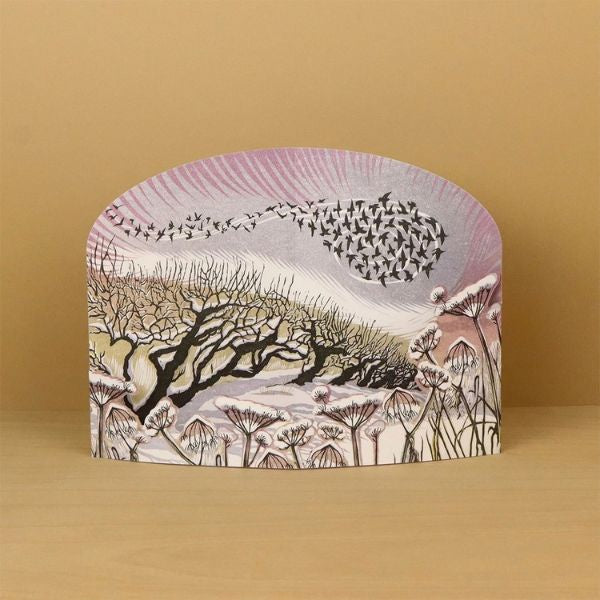 Midwinter Starlings Card