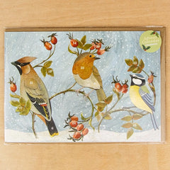 Winter Hedgerow Advent Card by Alice Melvin