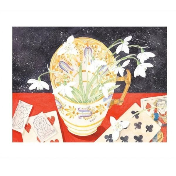 Snowdrops in Ed's Regency Cup Card