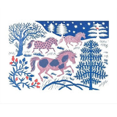 Snow Ponies Card